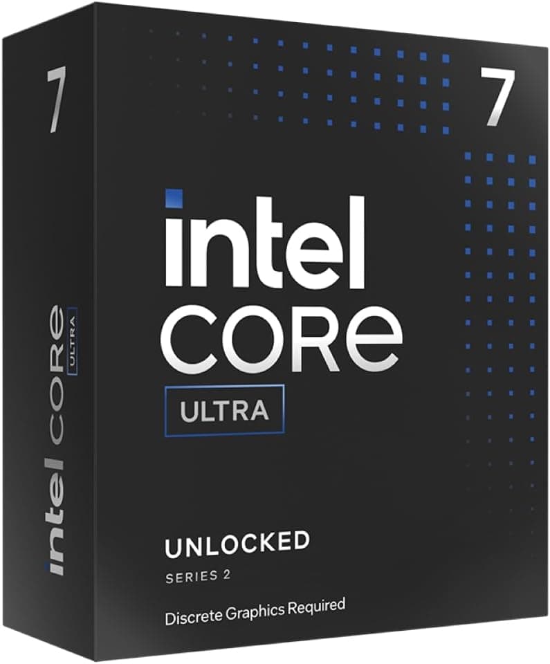 Intel® Core™ Ultra 7 265KF processeur pour PC de Bureau 20 cœurs (8 P-Cores + 12 E-Cores) jusqu'à 5,5 GHz